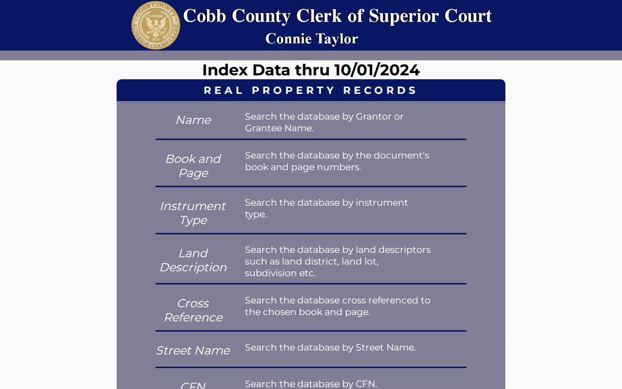 Cobb deed inquiry linking a Kennesaw name to property